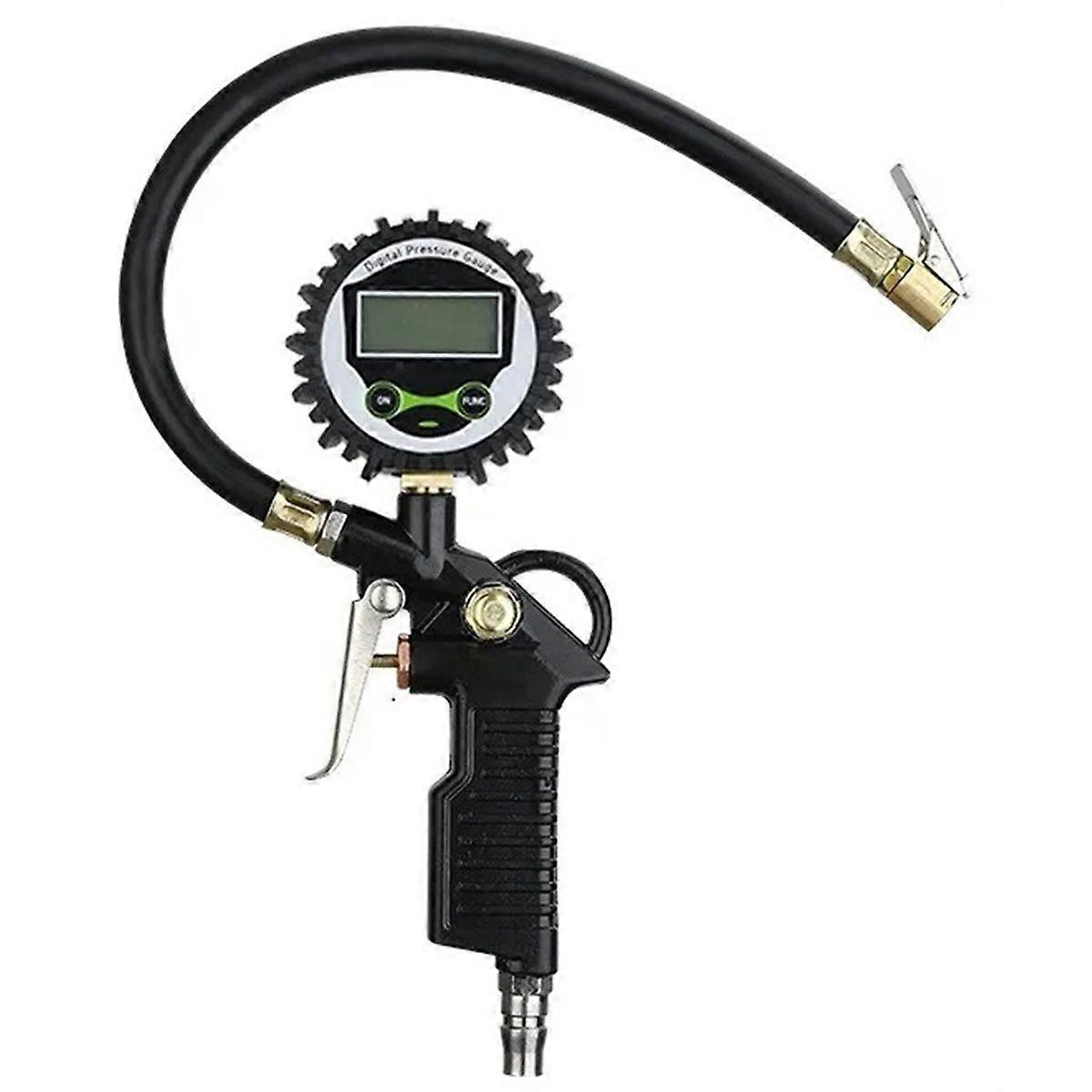 Gauge Backlight Vehicle Tester with 200 PSI LCD Digital Display Tire Pressure Gauge Tire Inflator