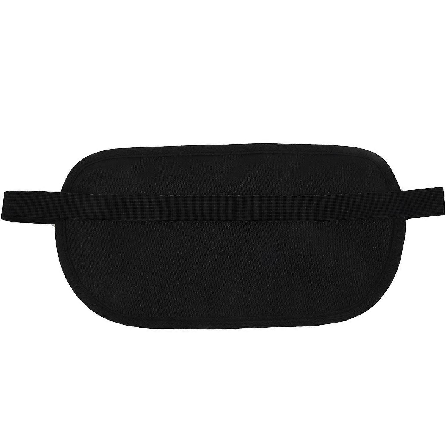  Midjeficka för pass pengar dold plånbok svart