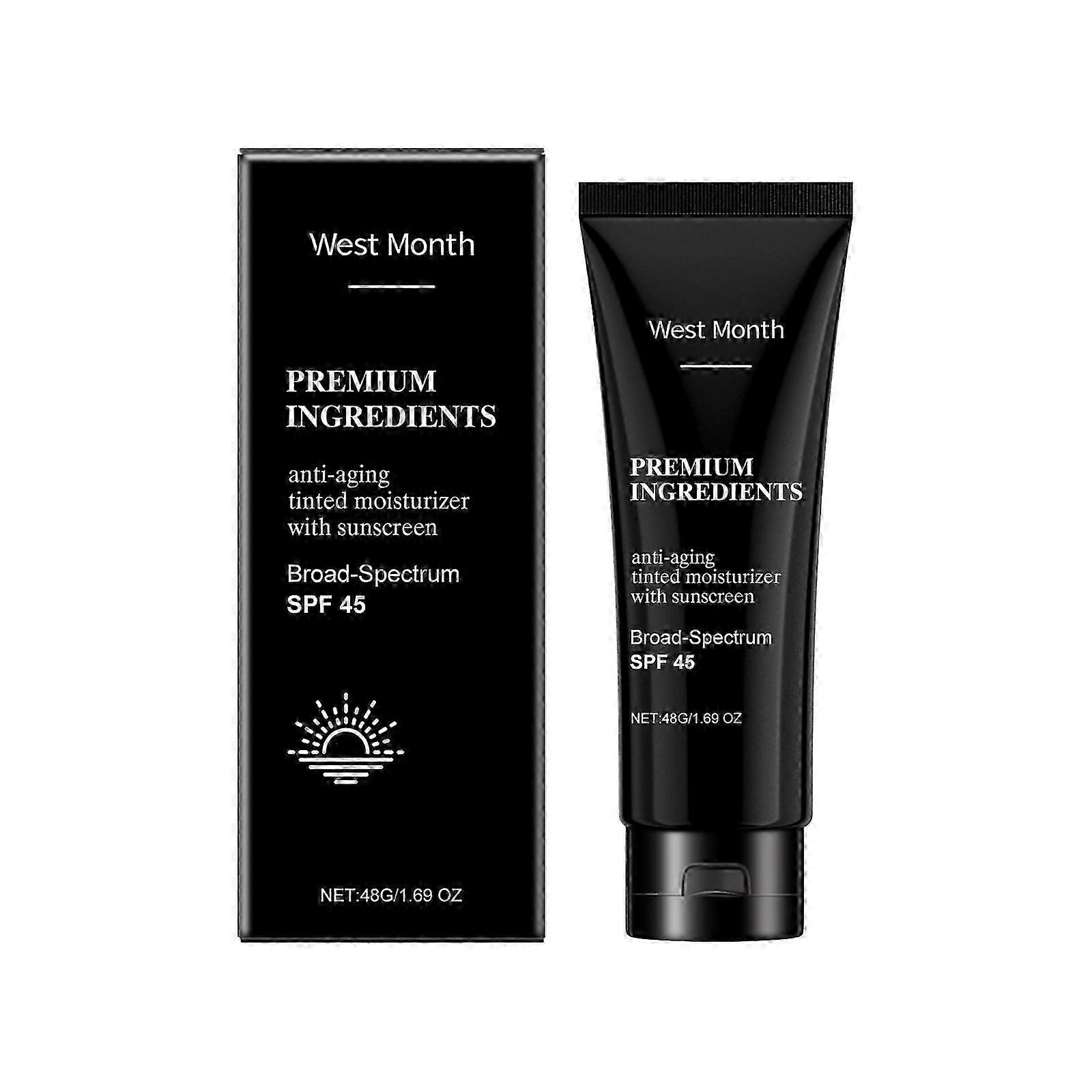 protective moisturizer contains Jojoba seed oil, collagen, titanium dioxide