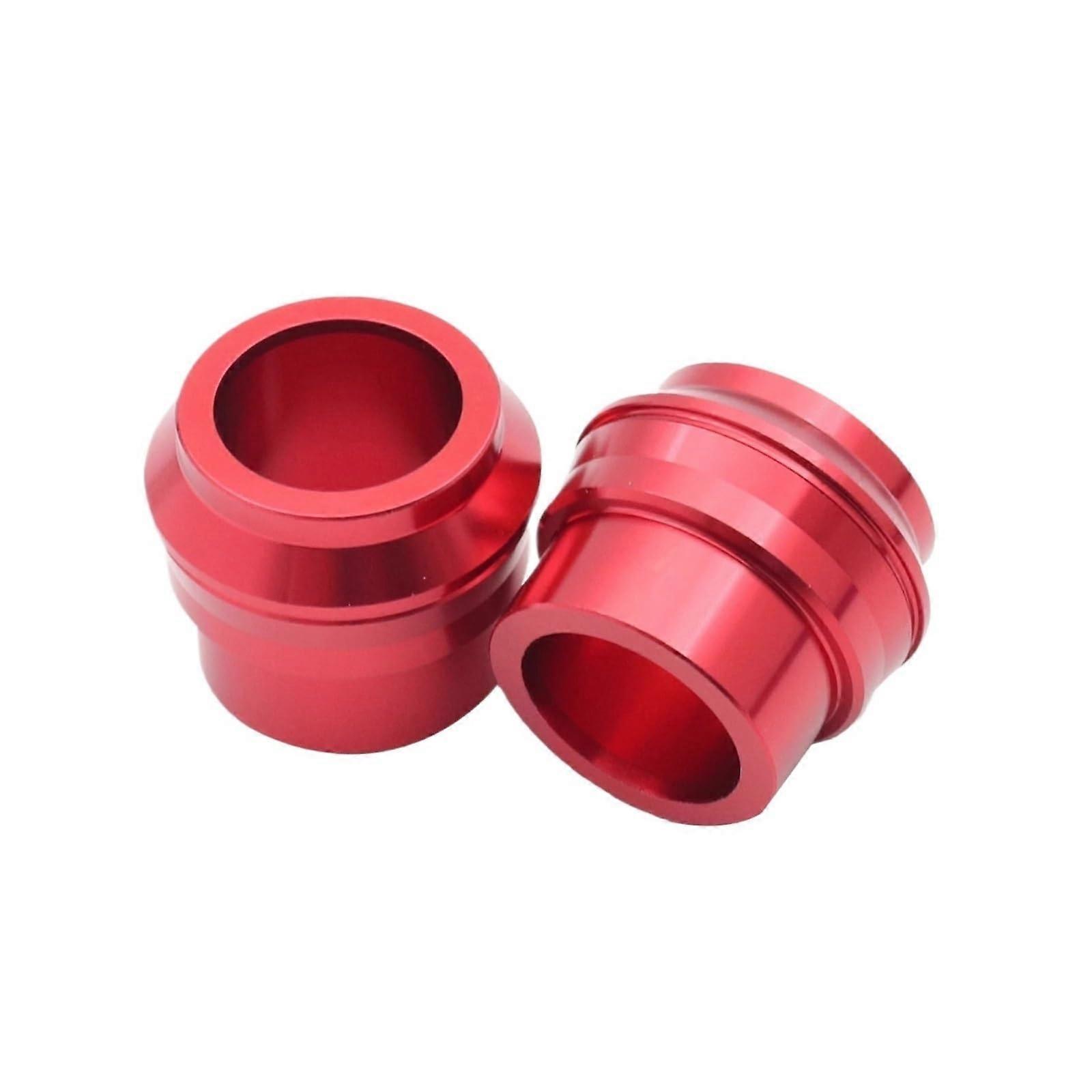 Motorcycle CNC Front Rear Axle Hub Spacer Red for KTM EXC 125 Precision Fit Durable OffRoad