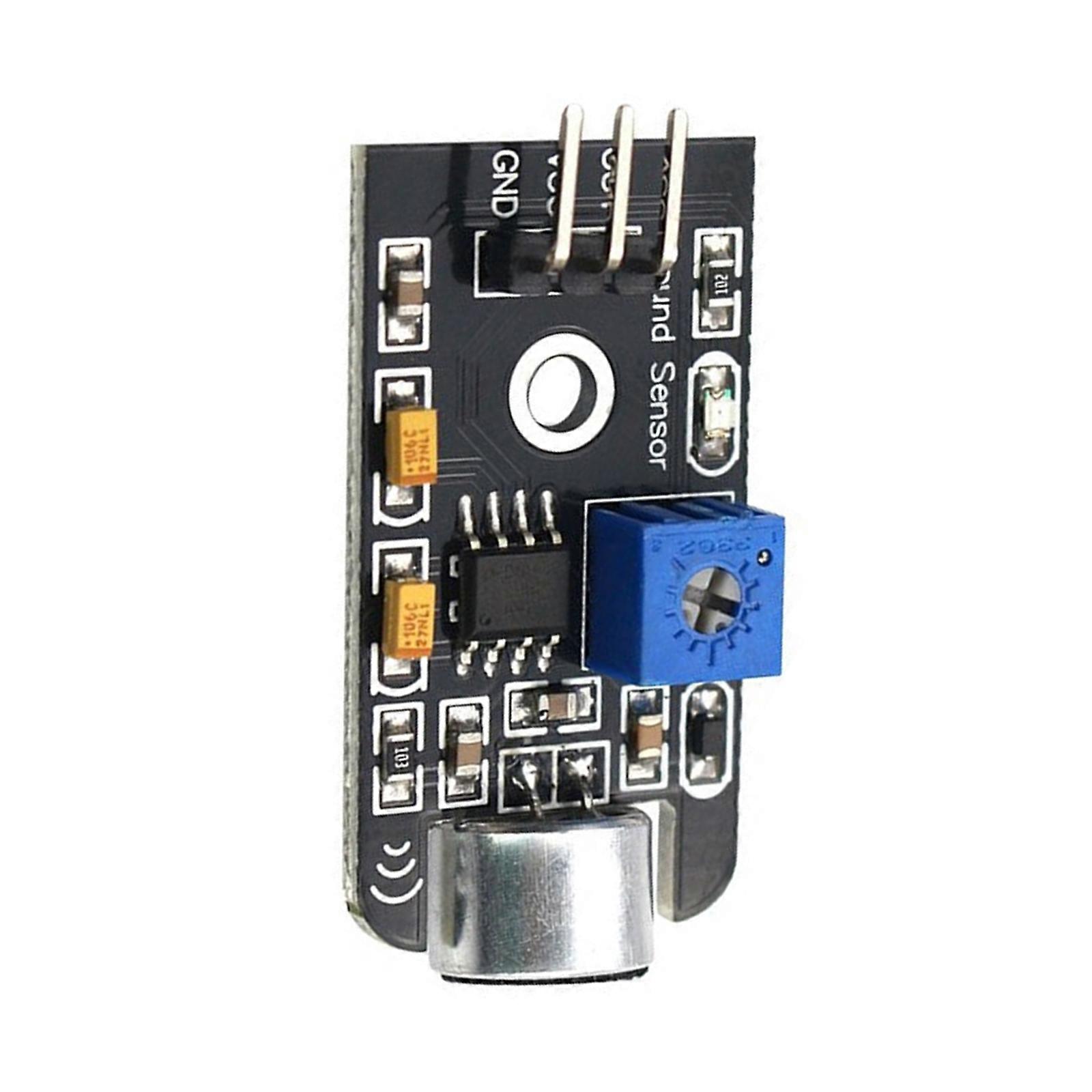 Low Power Consumption Microphone Sensors Module for Home Security Systems Devices Long Durations Operation Sound Sensors Multicolor