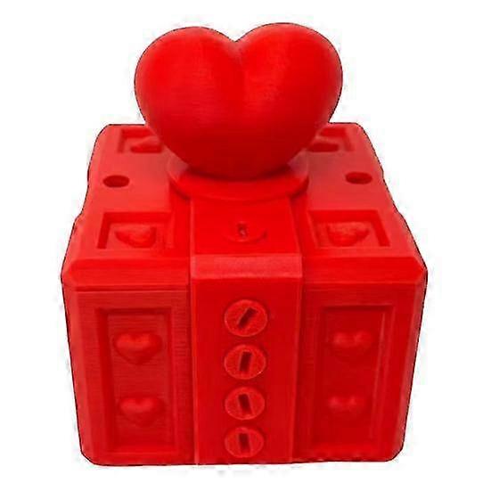 Valentine's Day Prank Box with 3D Printed Screws for Funny Gift Giving