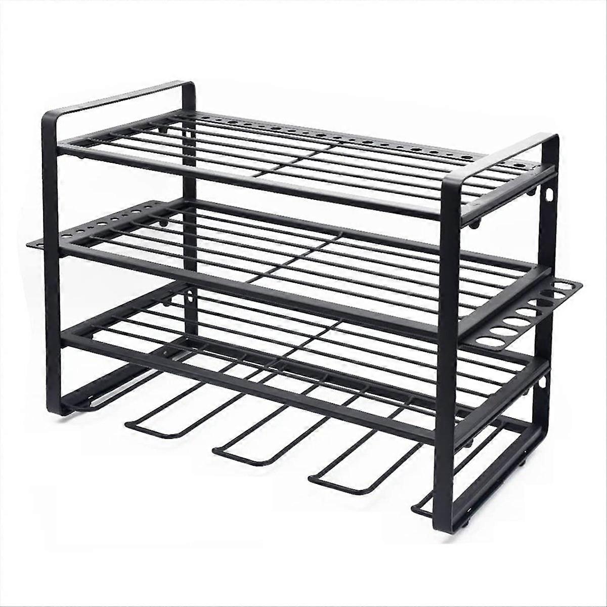 Metal Wall Mounted Tool Holder, Electric Drill Rack