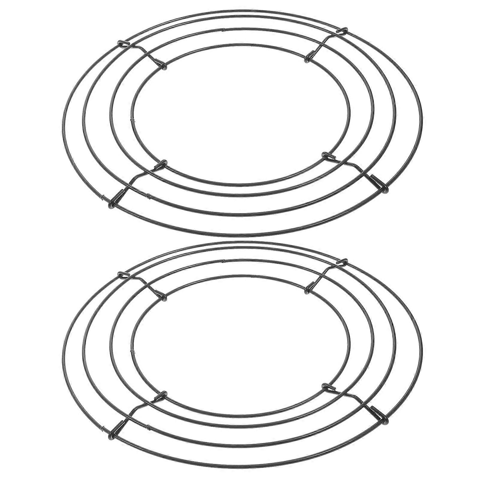 2szt Wieniec Forma Okrągłe Tło Stojak Wieniec Kwiatowy Pierścień Stojak Okrąg Do Dekoracji