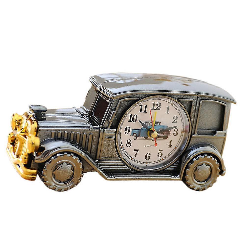 Creative Alarm Clock Classic Car Shape for Time Display 3Pcs Desktop Clock