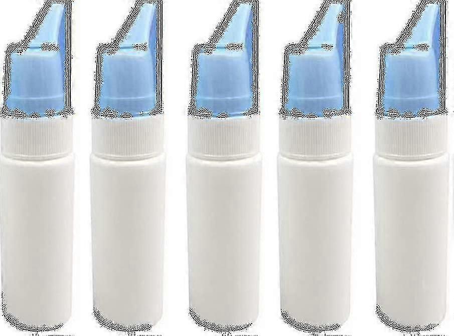 5pcs Nasal Spray Bottles Empty Plastic Reusable Container Mist Sprayer 60ml-JJ