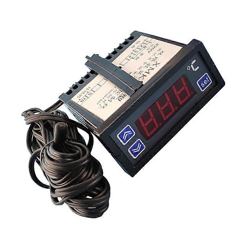 Digital Temperature Controller XMK010 Dual Limit Thermostat with Heating Cooling Auto Switch and ℃ Display