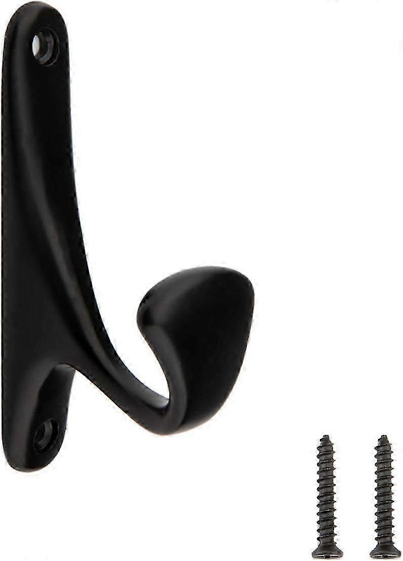 Coat Hook, Opaque Black