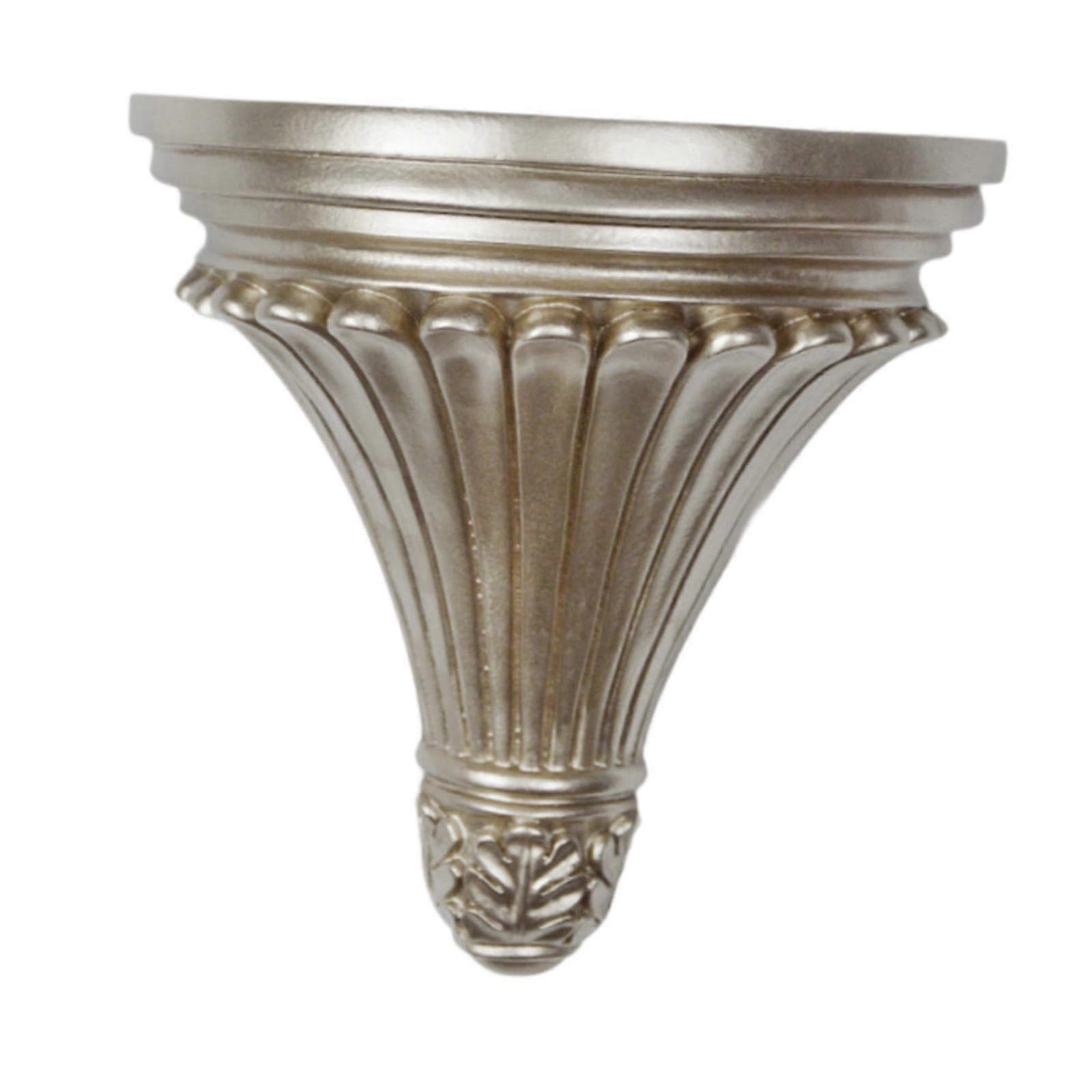 Gold Large Wall Mounted Shelf Retro Decorative Floating Display Organizer for Living Room