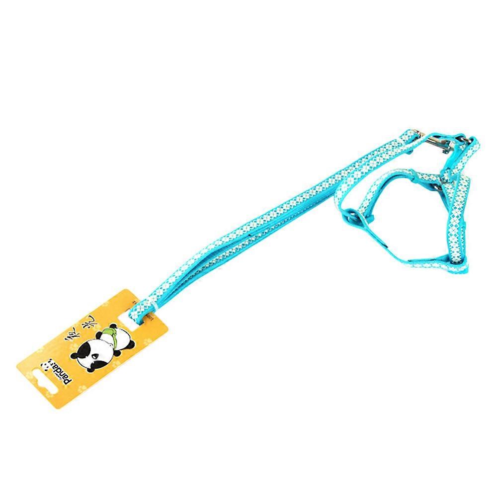 Reflective Dog Leash Knitted Leash for Puppy Harness 3Pcs Kit