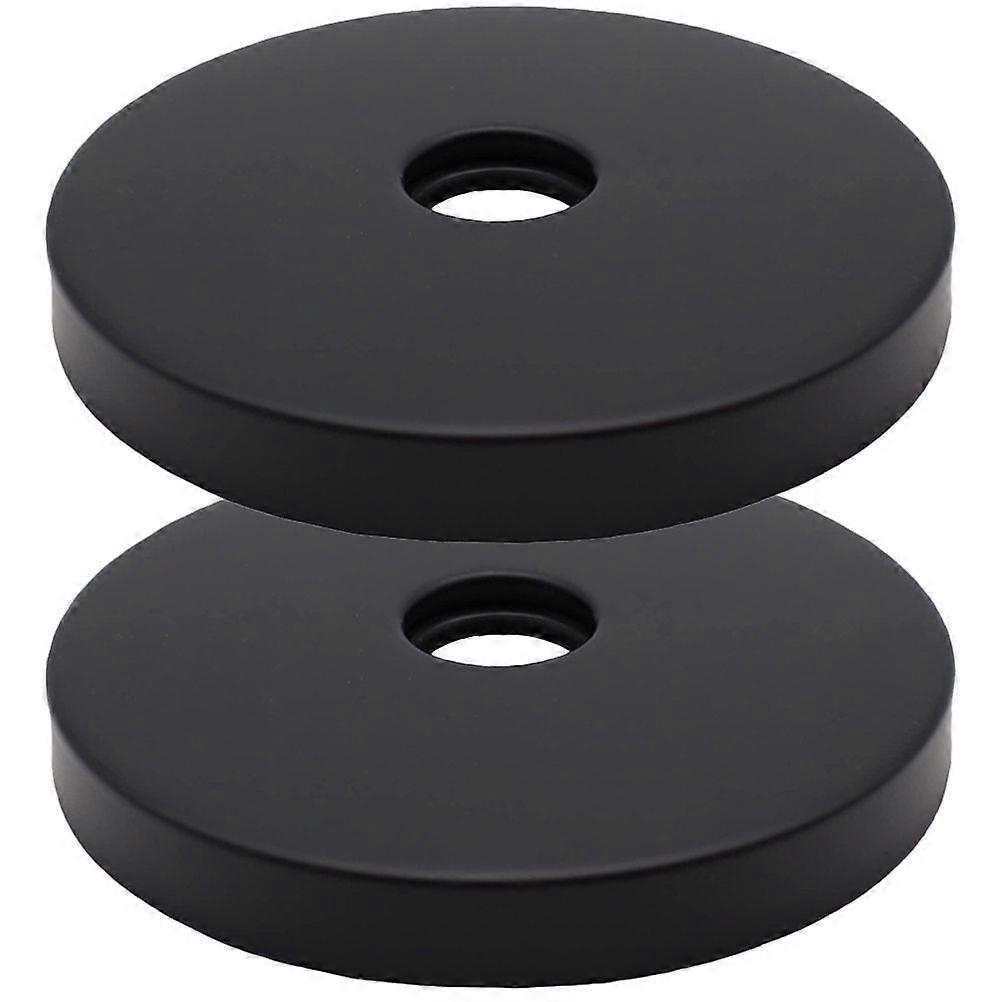 2 st VVS-täckplatta Väggmonterad vattenrörsskydd Täckbricka