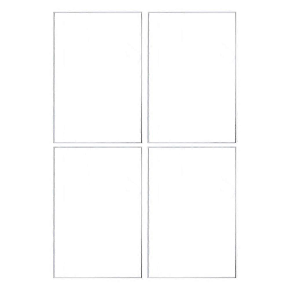 Transparent Acrylic Boards Picture Frame Sheets for DIY 4Pcs Clear Panels