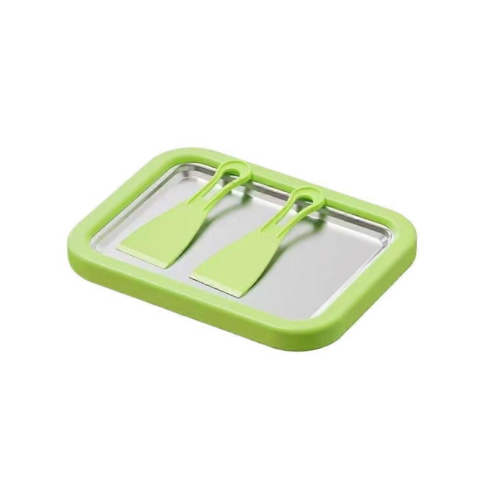 Machine �� crème glacée domestique d'��t��, pour petits enfants, yaourt fait maison, Pudding, acier inoxydable, plateau �� glace frit