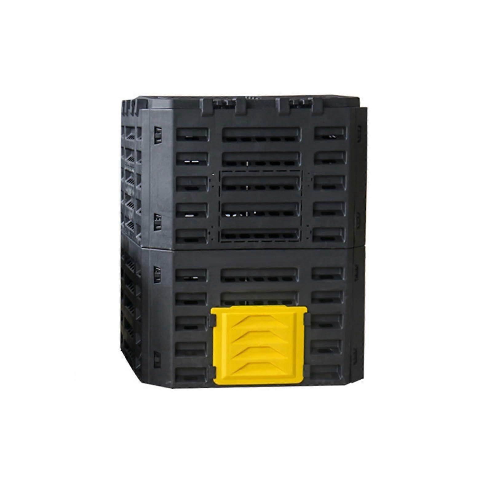 Outdoor Compost Bin 340L Large Capacity Garden Composter with Optimized Ventilation for Fast Composting