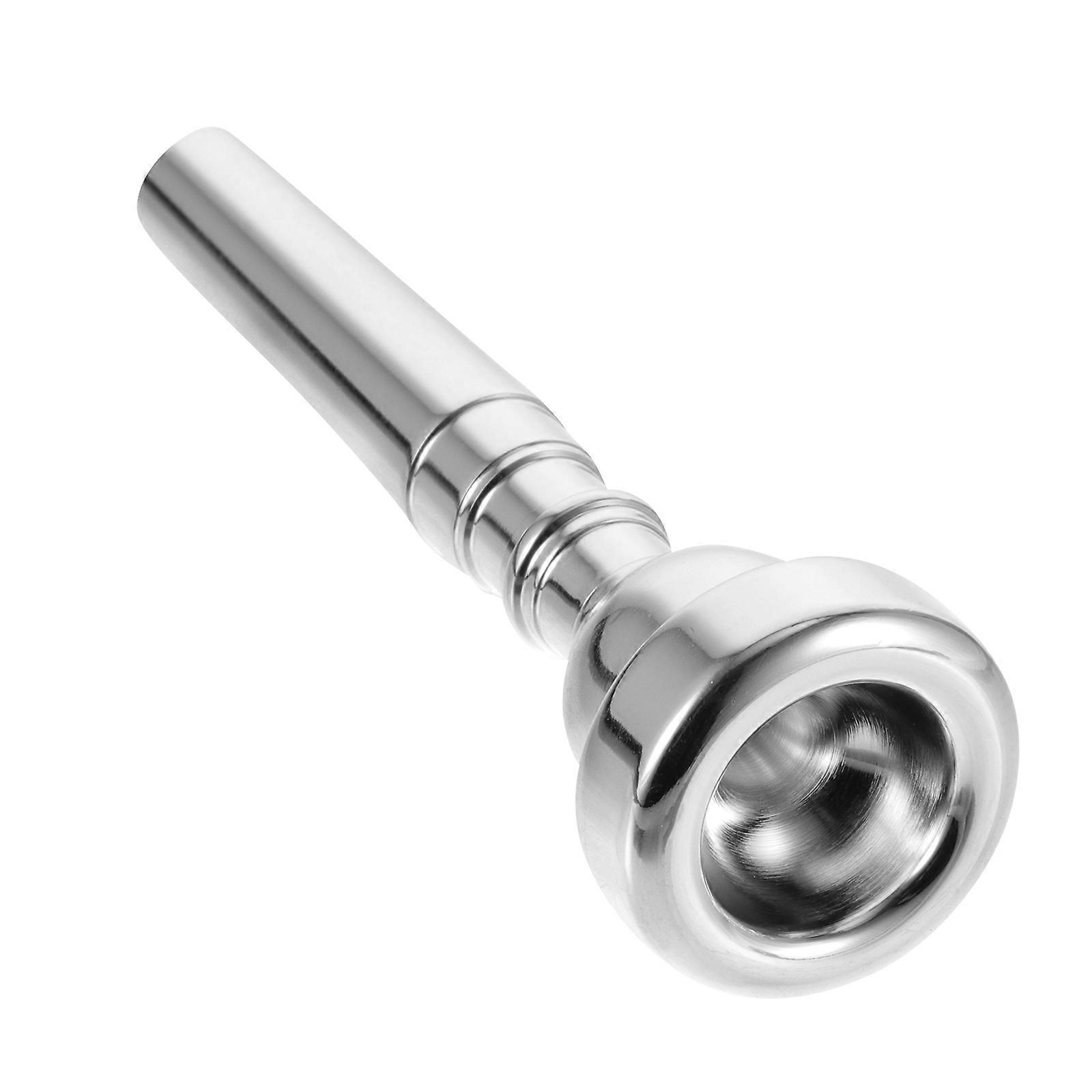 Practical Trumpet Mouthpiece Silver for Beginners Replacement