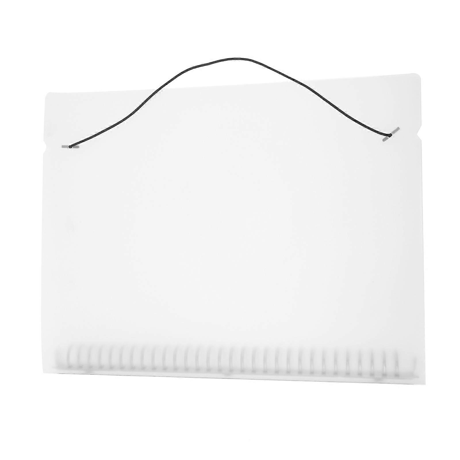 Refillable Notebook Binder Cover for Protecting Use Translucent PP Shell