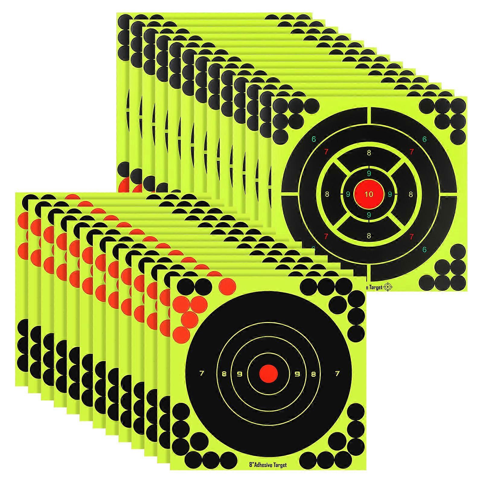 Aiming Papers Adhesive Shooting Targets for Game Use 30Pcs Pack