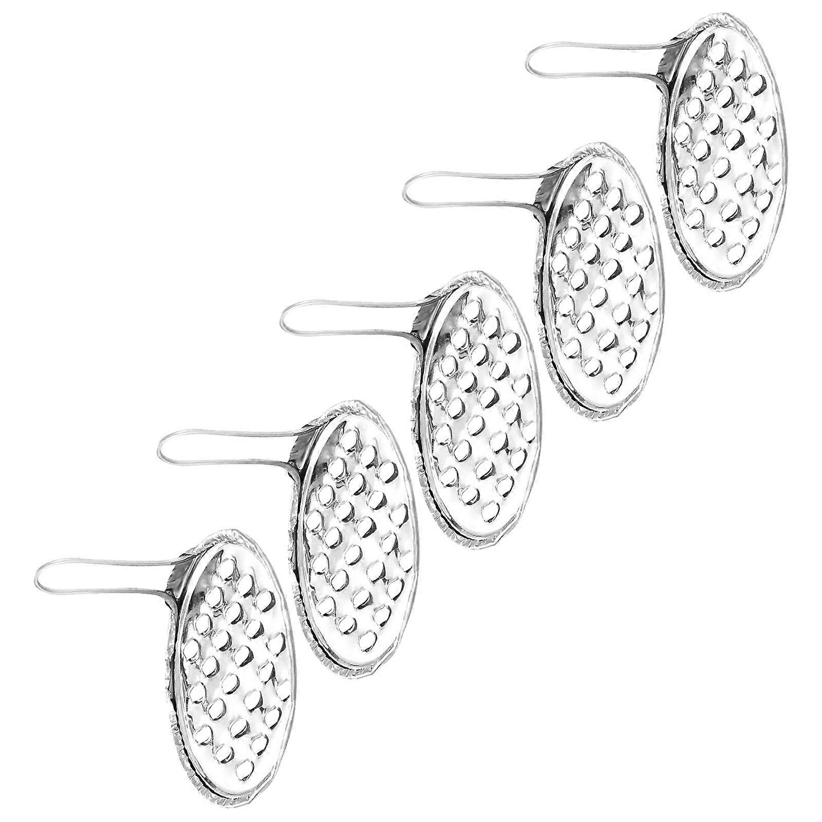 Household Cheese Scrapers Rust-Proof Scraping Tools 5Pcs Silver