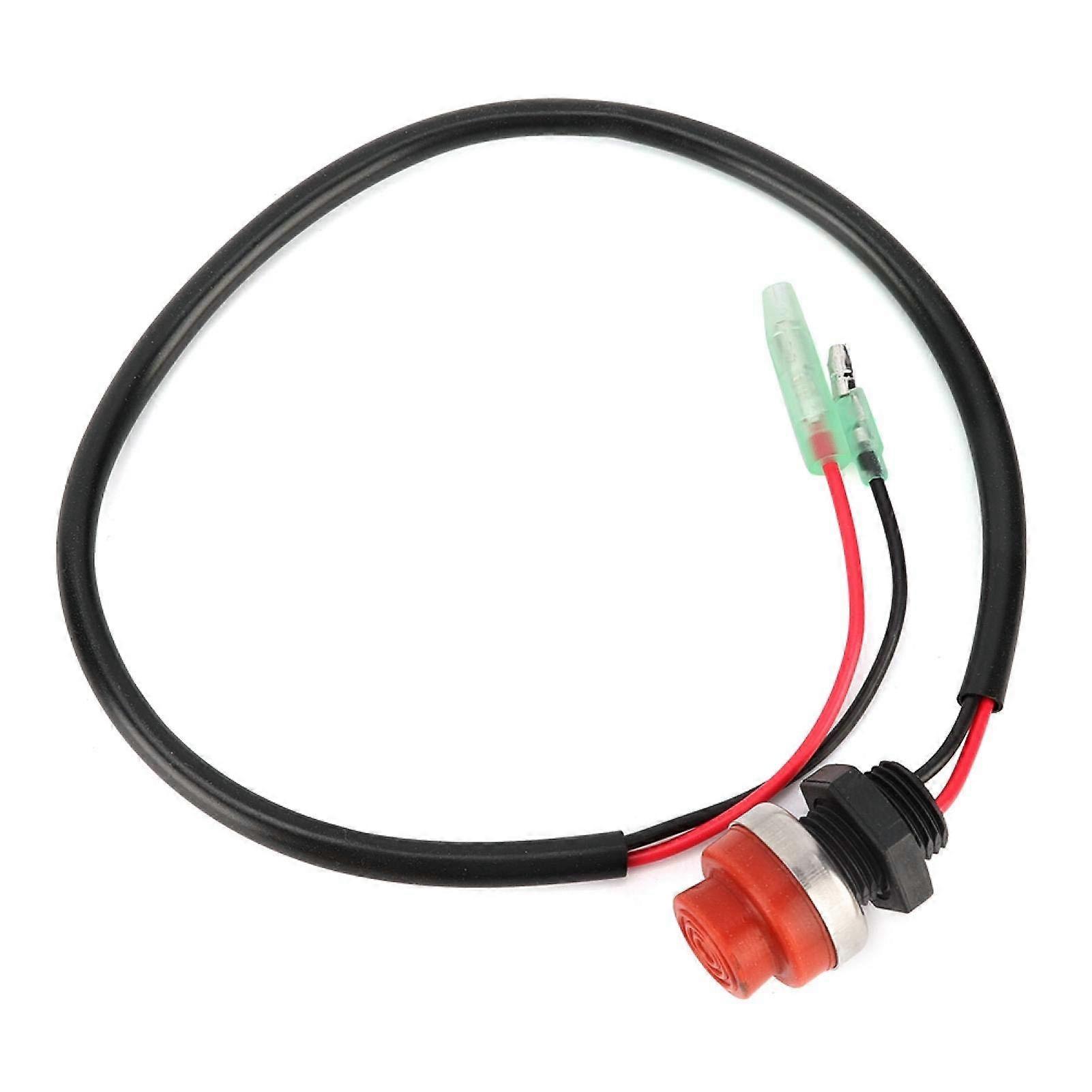 Waterproof Outboard Start Stop Switch for Marine Engines, Easy Push Button with Long Service Life