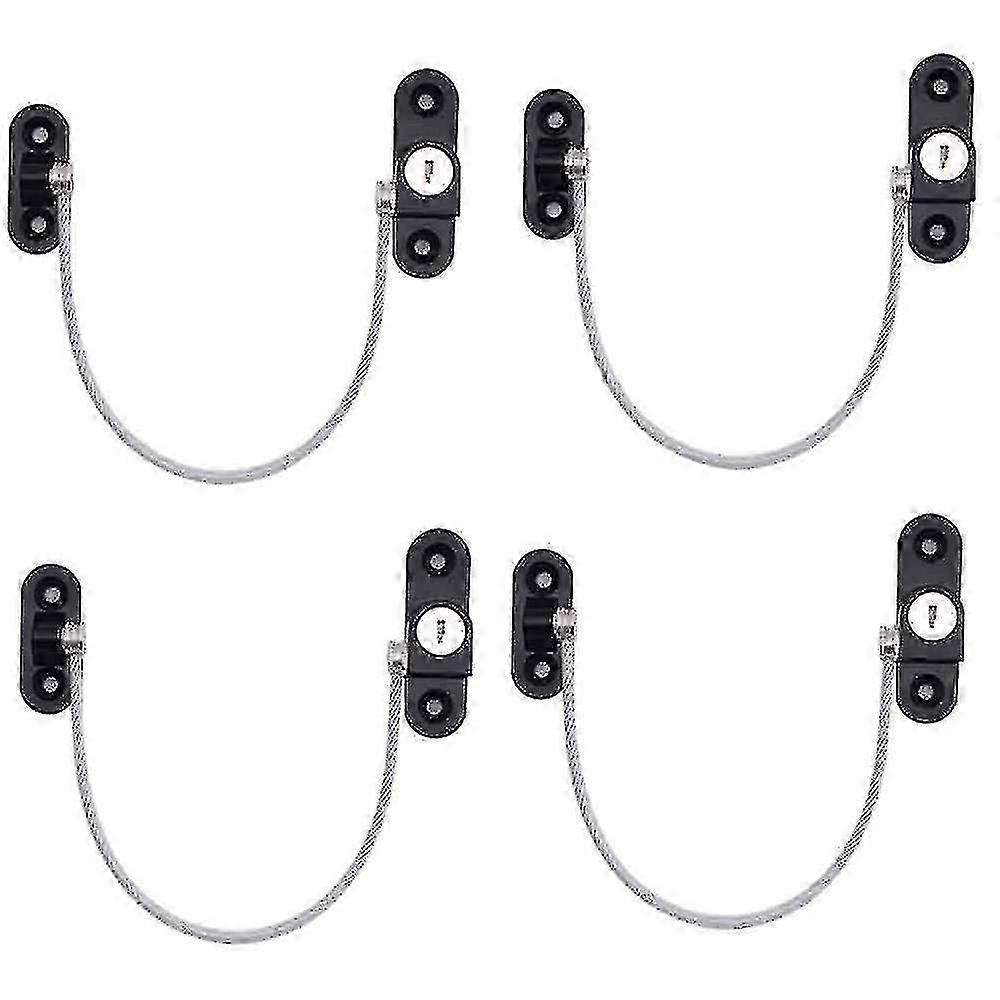 4 Pcs Window Restrictor Locks Window Restrictors Baby Security Window Locks Window Locks Door Locks 25-26