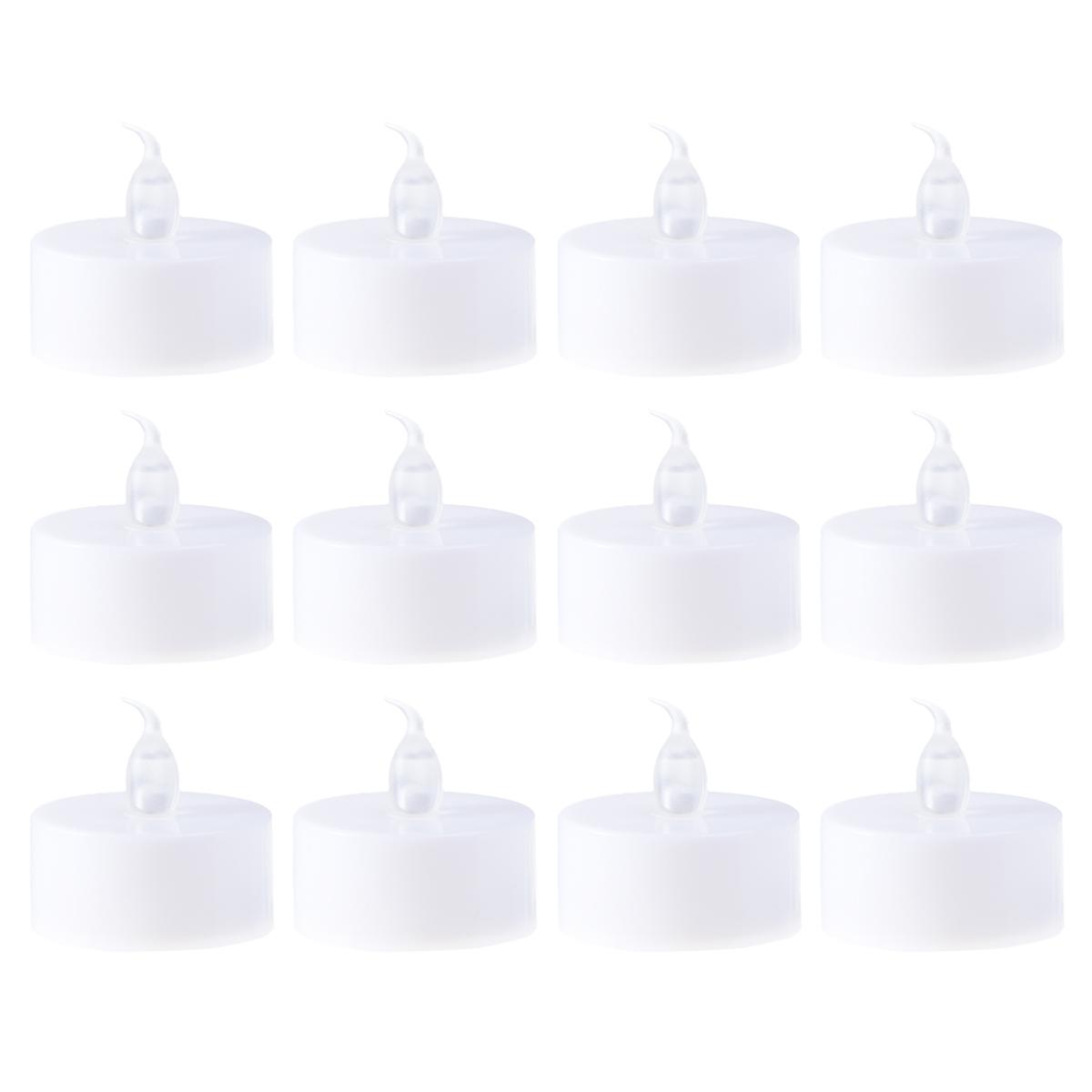 LED Tea Light Electronic Candle Lamp Flickering Flame 24Pcs Set