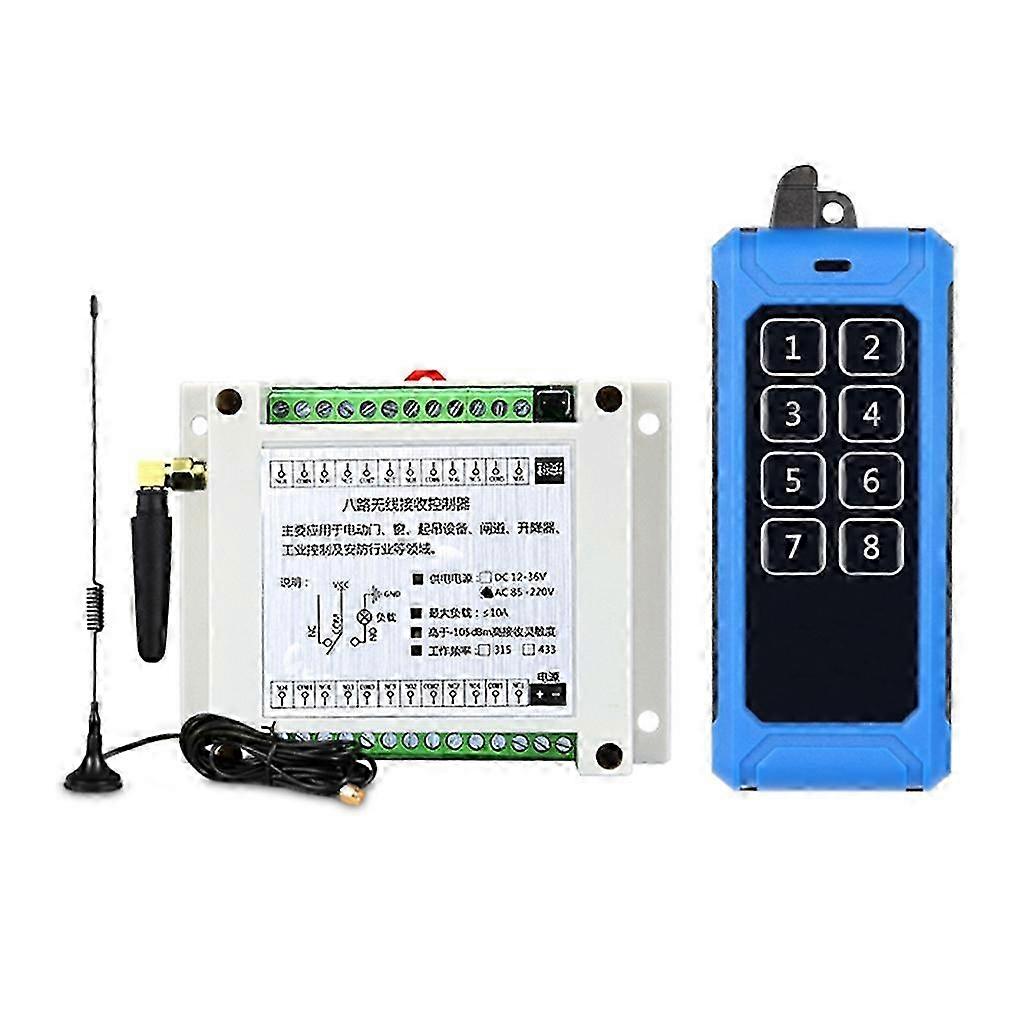 2025 Wireless Remote Control Switch DC 5V-260V 8CH Relay Receiver Module 8 Channel