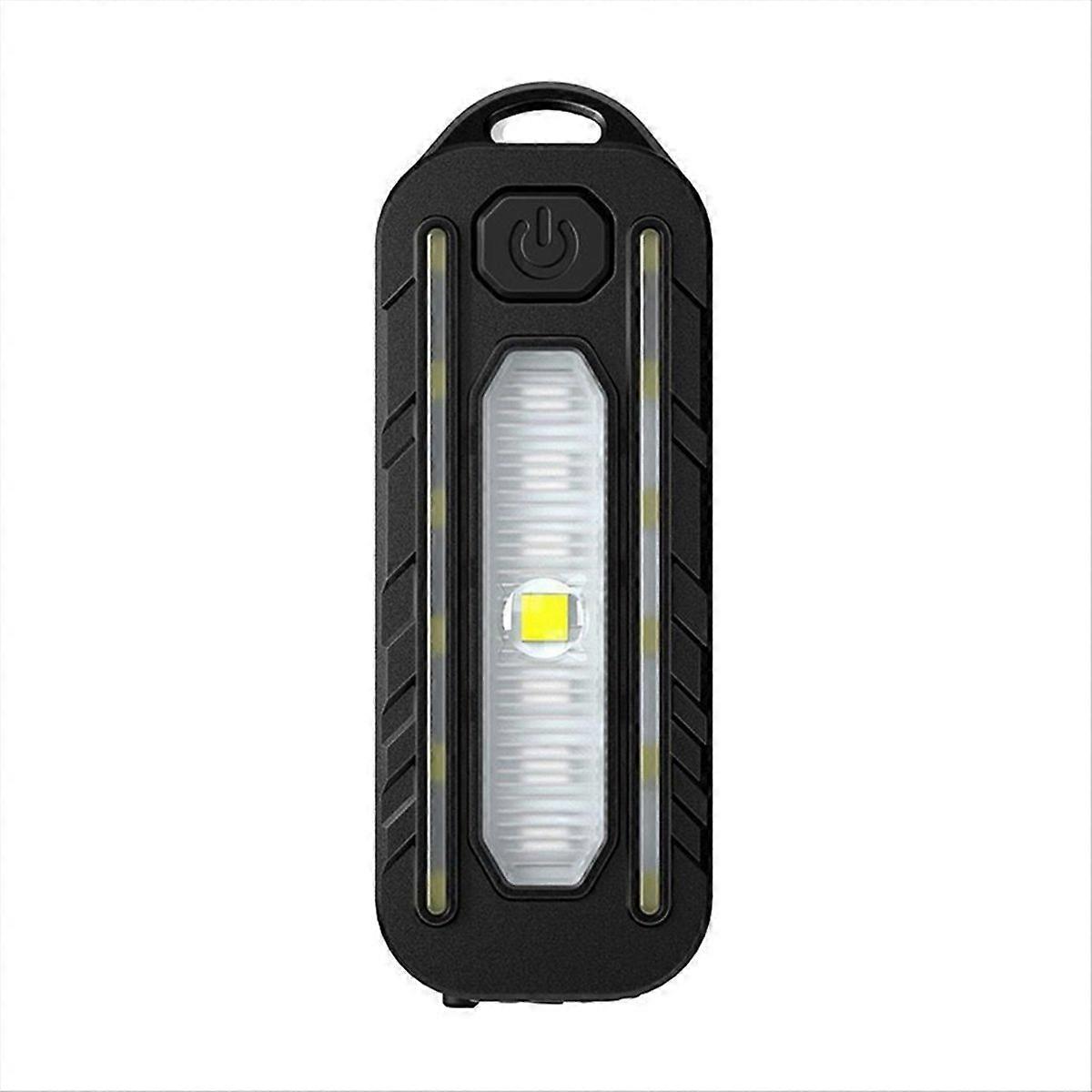 Flashlight Pen Clip Safety Warning Light Rechargeable Flashlight B