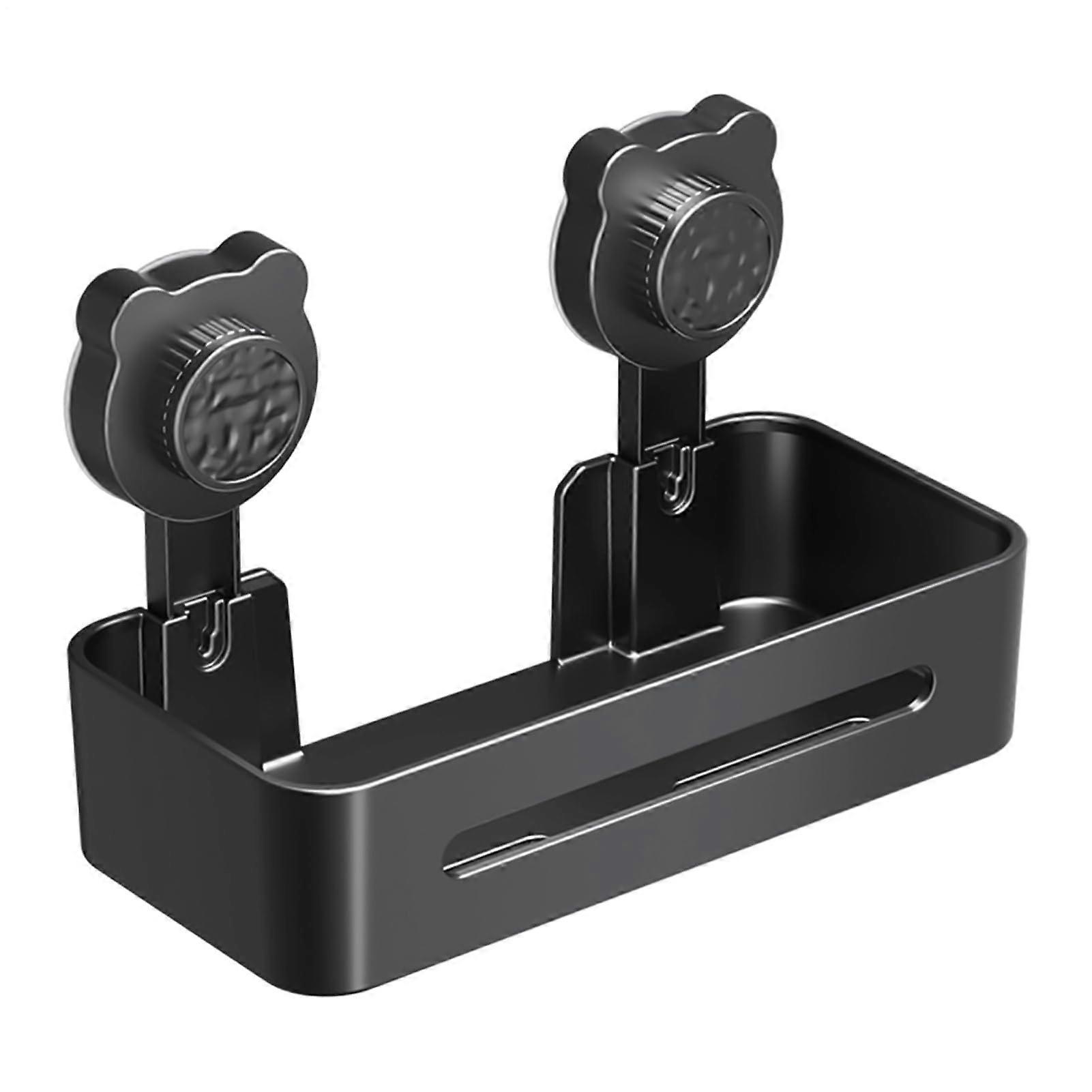 Bathroom Corner Shelf Wall Mounted Suction Cup Strong LoadBearing Shower Storage Organizer