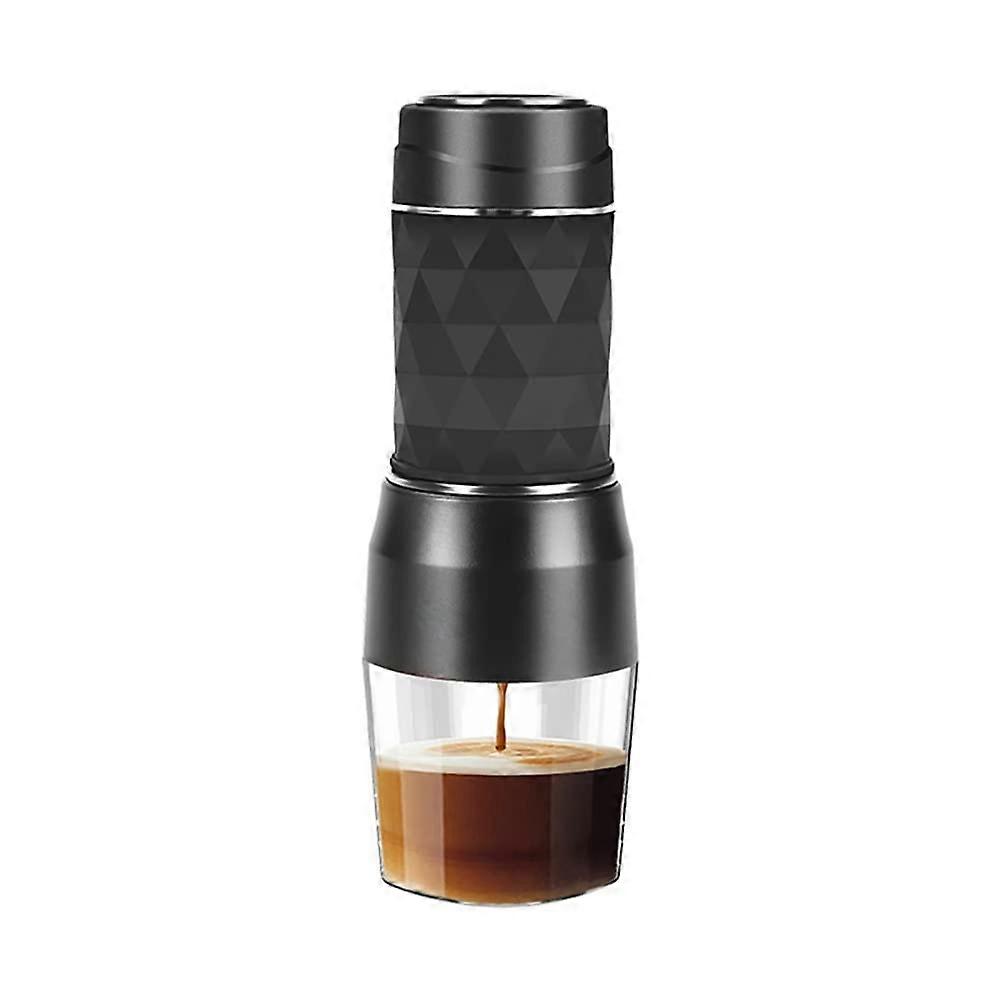 Portable Coffee Maker Espresso Machine for Ground and Capsule, Travel Handheld Easy Clean