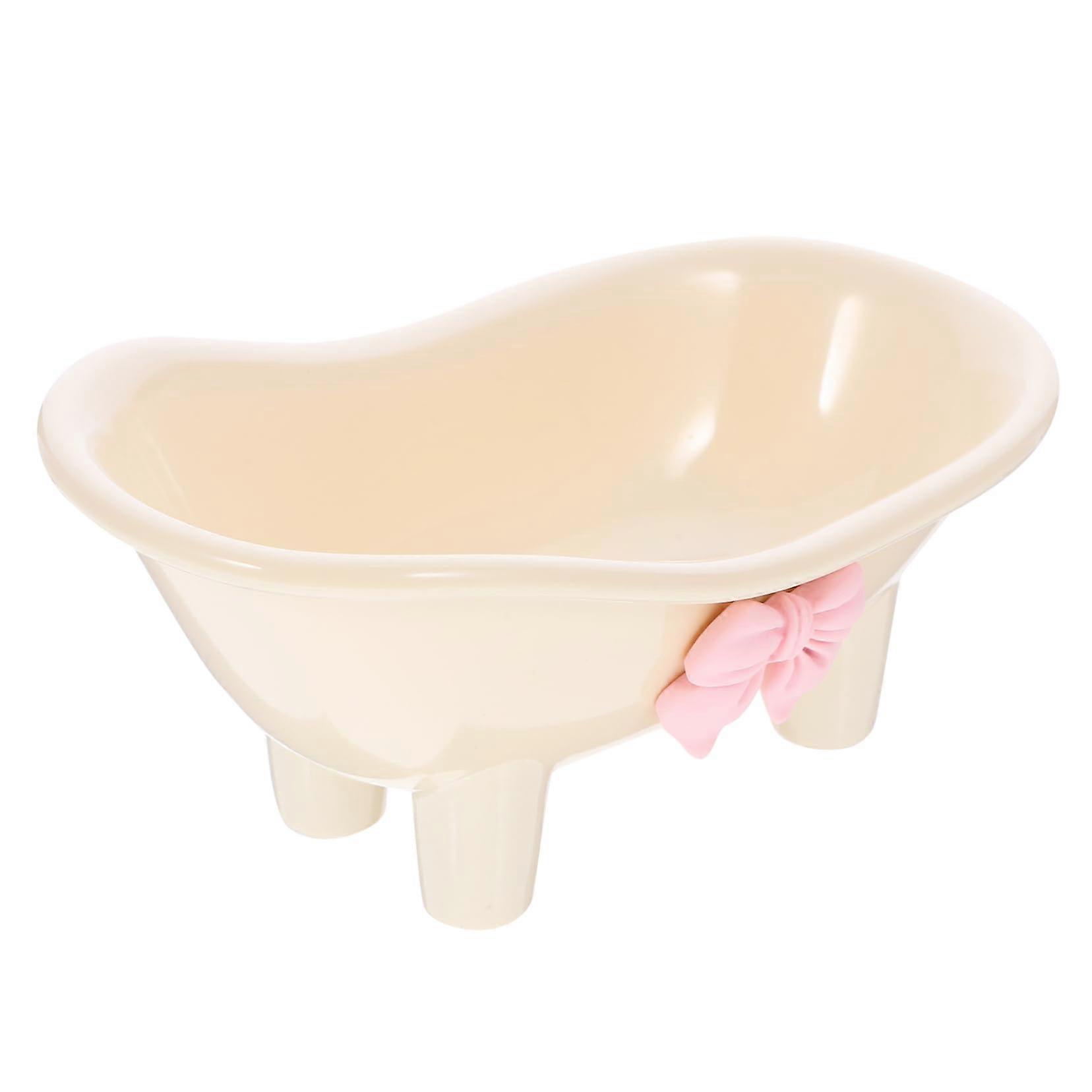 Self Draining Soap Dish for Bathroom and Kitchen, Space Saving Soap Holder with Multi Item Storage