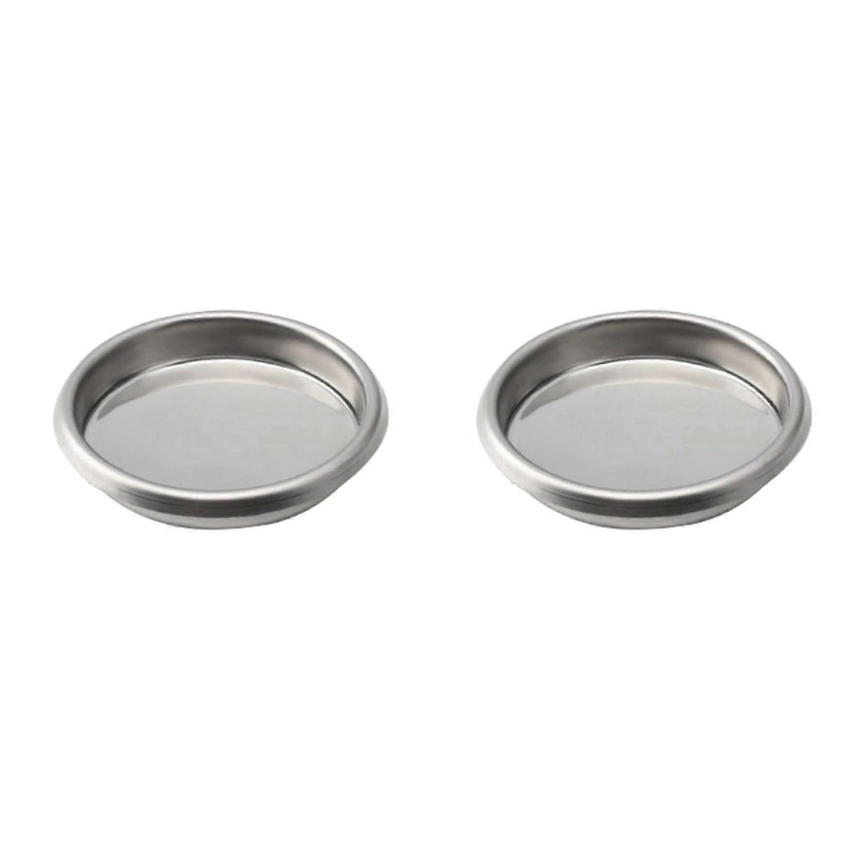 54mm Coffee Machine Blind Filter Basket for Sage Espresso Backflush Cleaning Rustproof 2 Pack