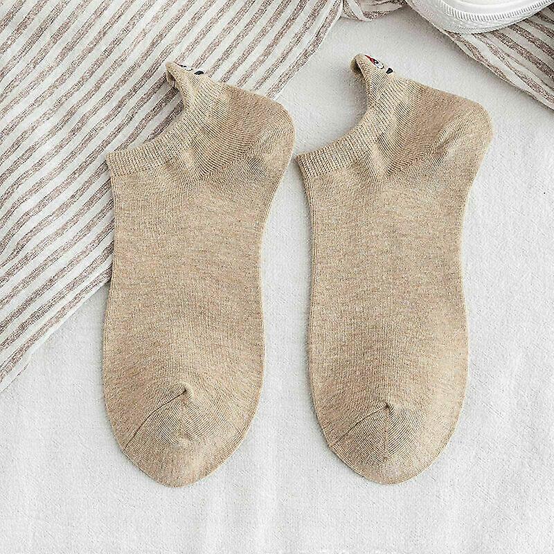 SmileySox™ Creative Smiley Socks, Embroidered Funny Ankle Socks Novelty Socks