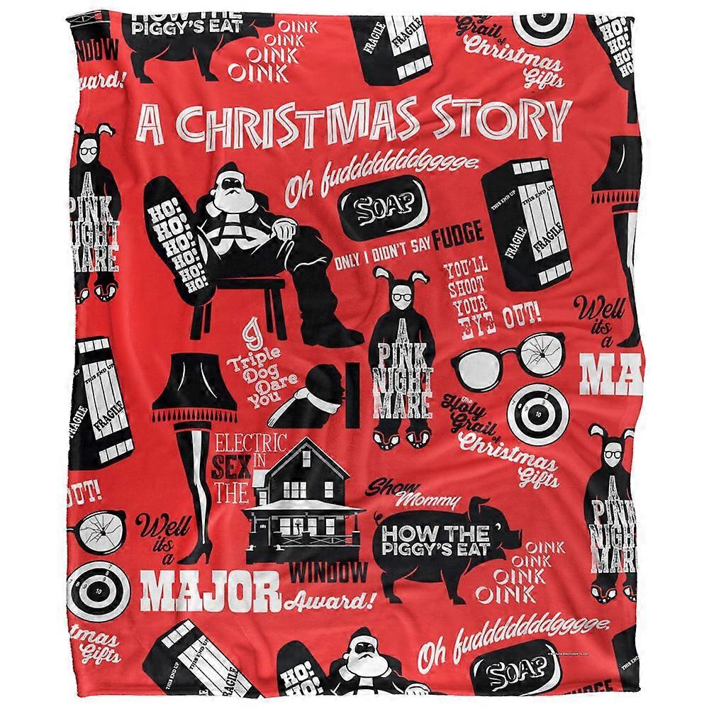 En julehistorie heldækkende tæppe