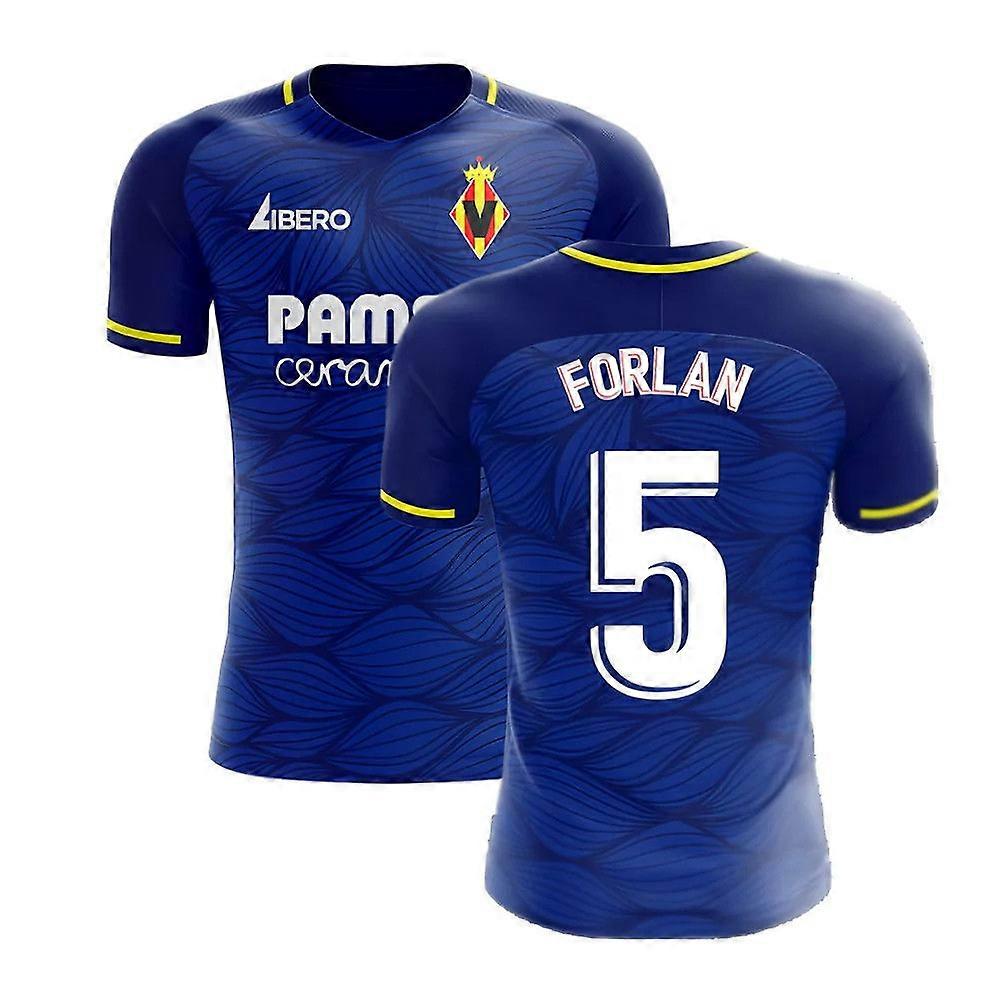 Villarreal 2025-2026 Away Concept Football Kit (Libero) (FORLAN 5)