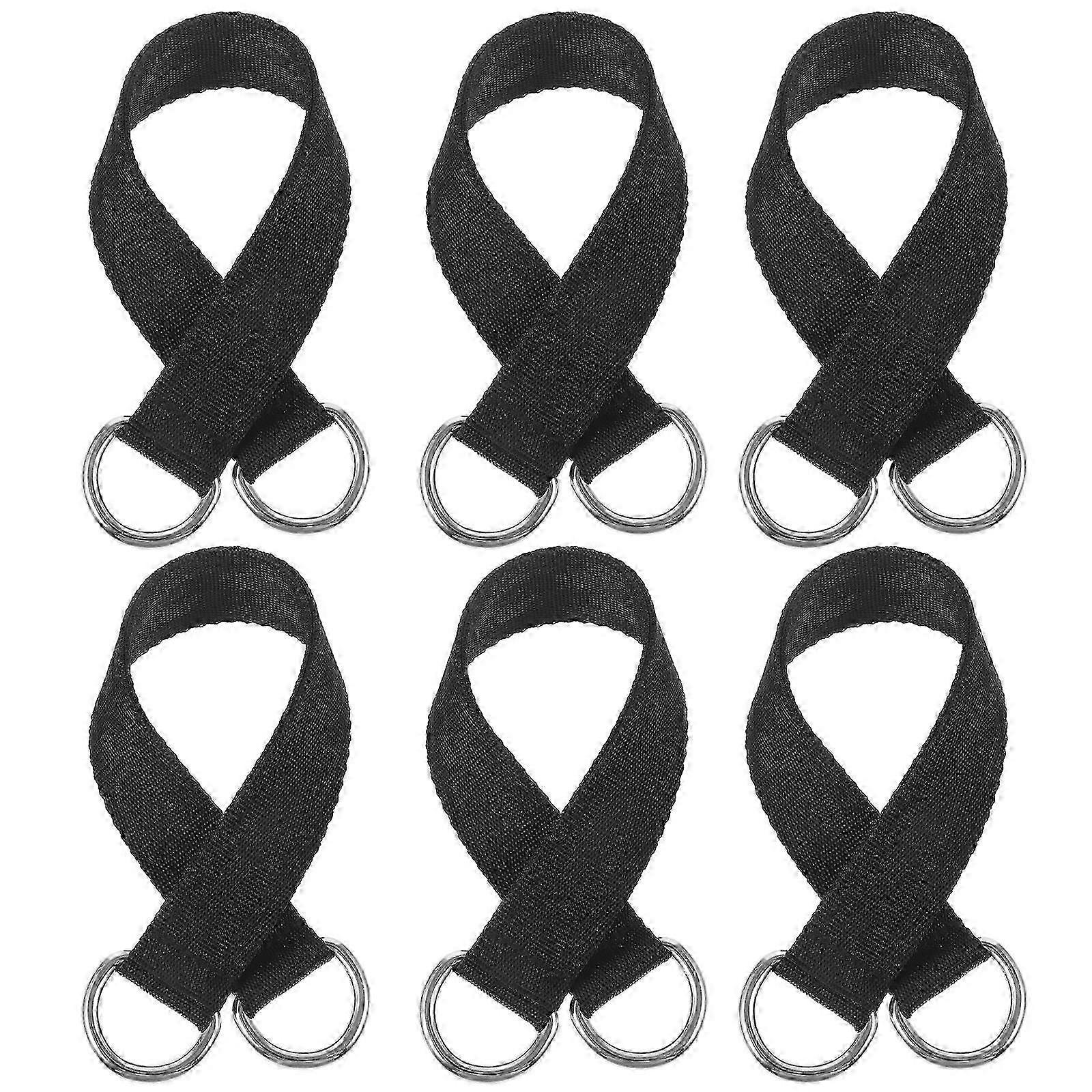 Pull Up Hanging Bands Safety Belt Accessories for Strength Training 6Pcs