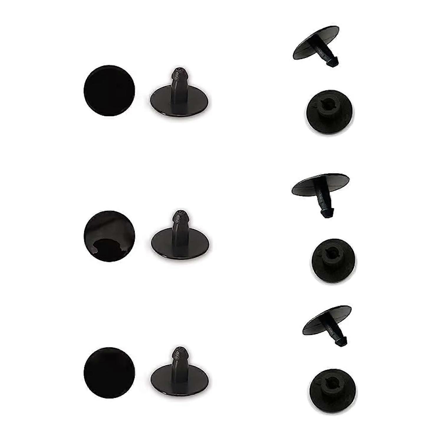 6 Sets Replacement Rivets Button Strap Compatible for Clog Beach Shoe Strap 16mm Size Rivets Repair