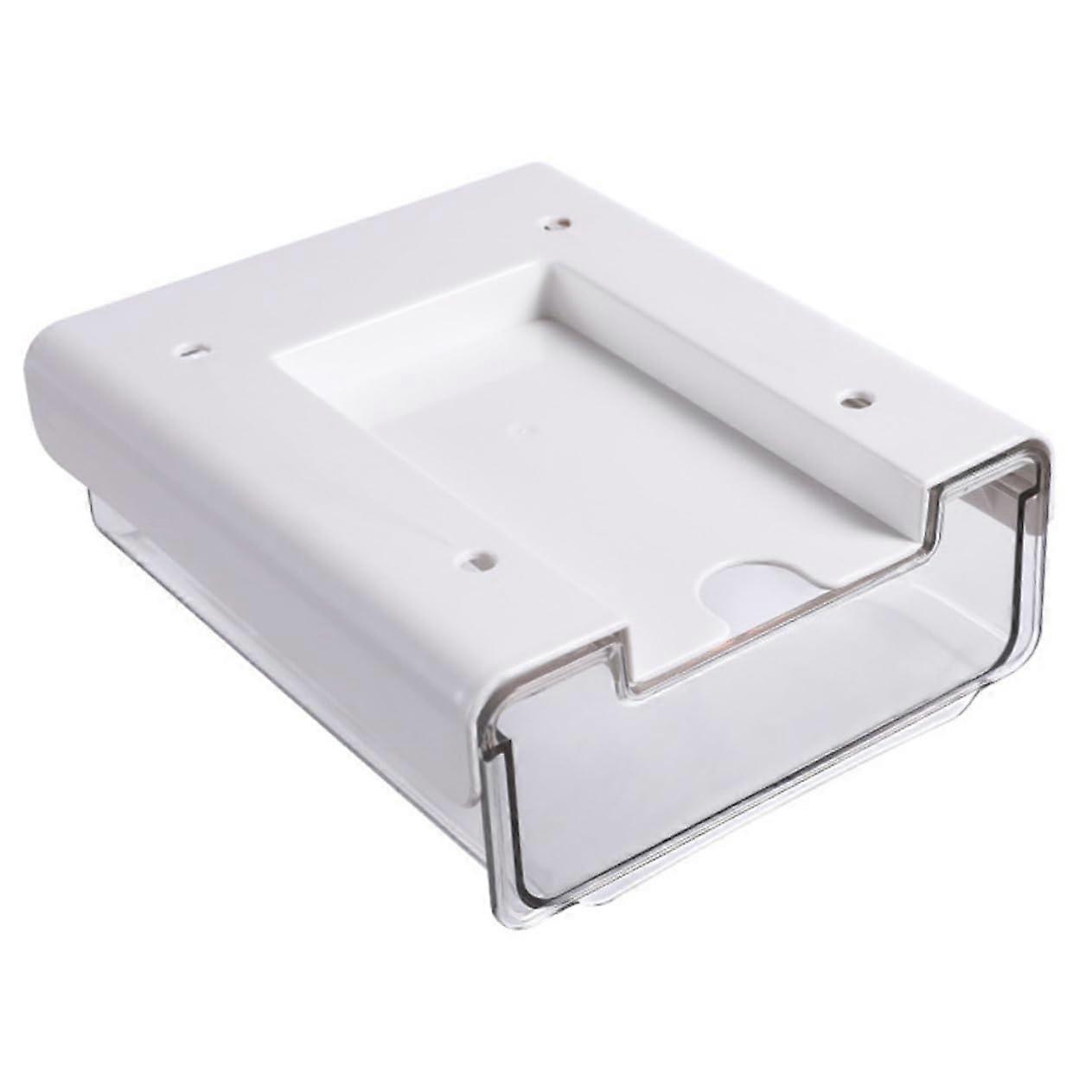 Under Desk Drawer Organizer with Hidden Design, SelfAdhesive SpaceSaving Storage for Office