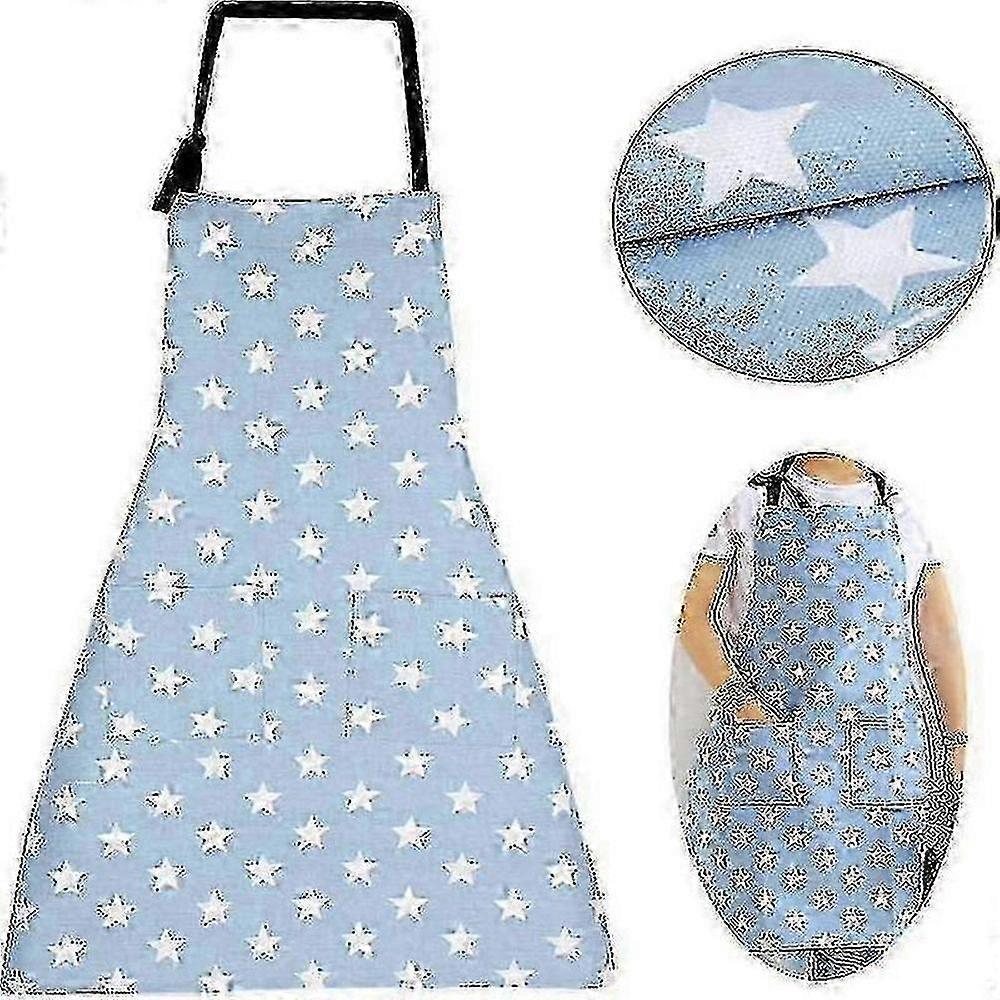 Adjustable Kitchen Apron with Pockets for Cooking and Baking