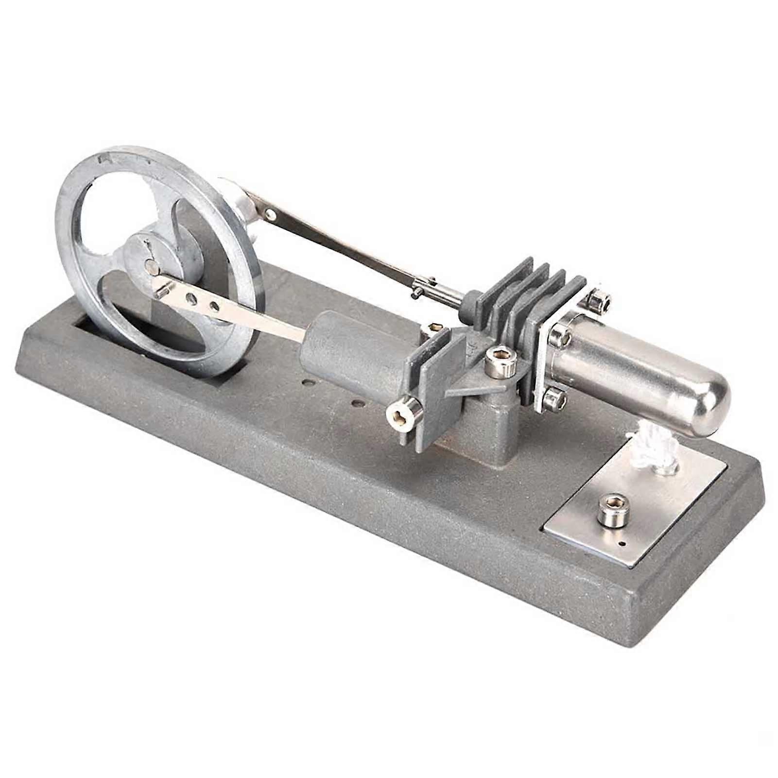 Stirling Engine Kit with Visible Heat Conversion, Durable Metal Construction, Educational Desktop Display