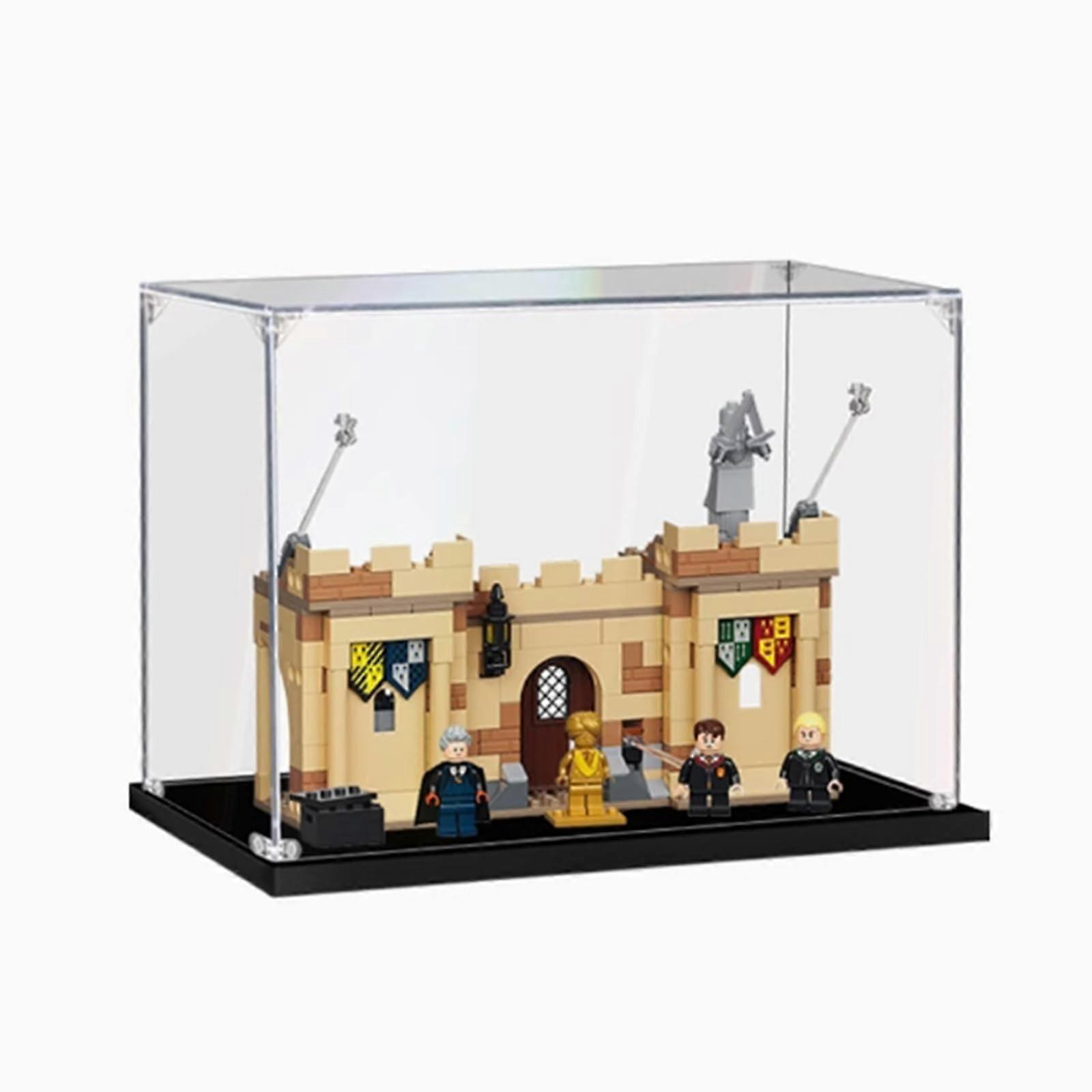 Acrylic Display Case for  76395 Hogwarts First Flight Lesson, Transparent Dustproof UV Protection
