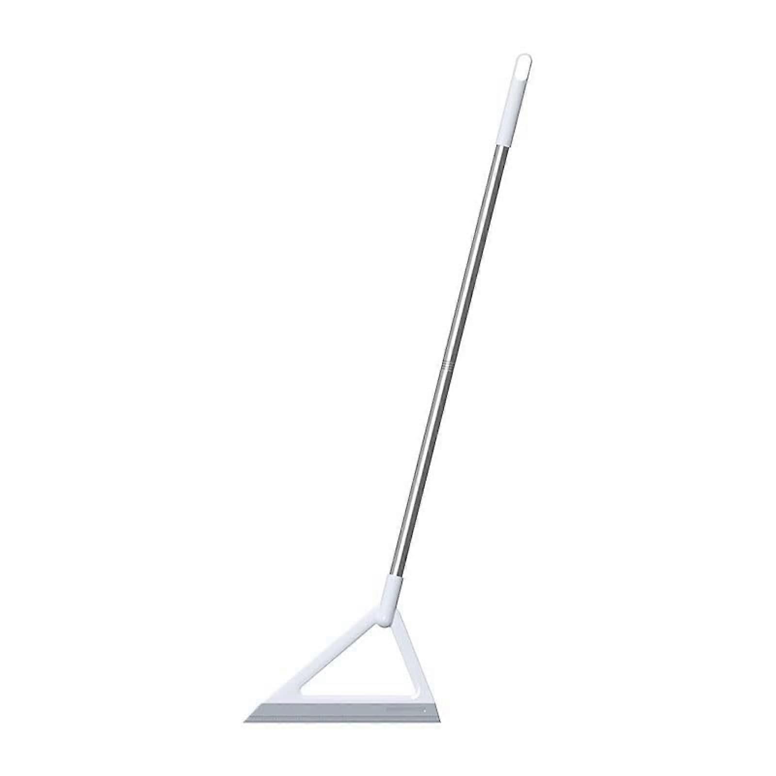 Shower Squeegee and Bathroom Cleaning Brush with Triangular Head for Precise Corner and Edge Cleaning