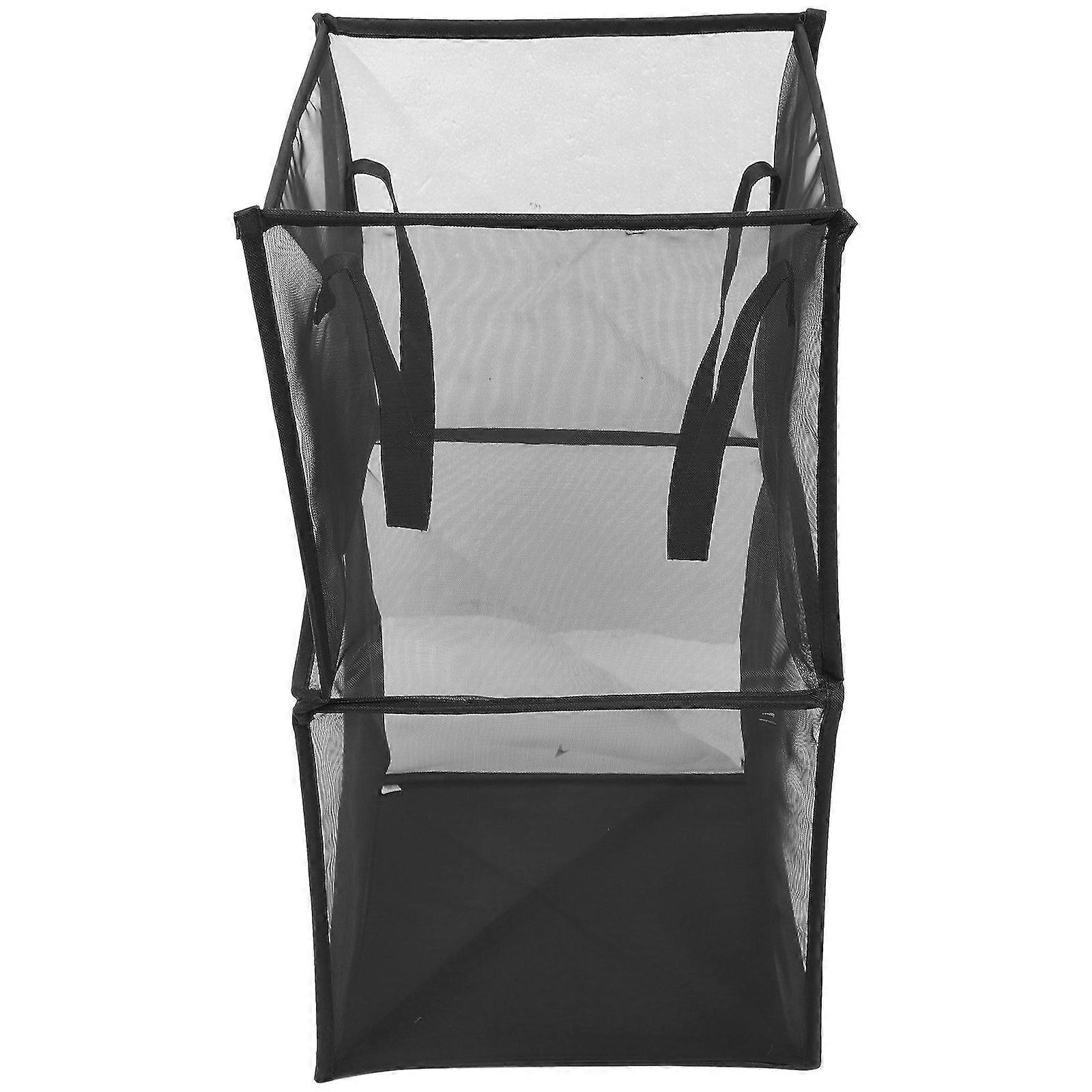 Breathable Laundry Hamper Foldable Design Storage Basket For Parents School Large Capacity Rectangular 1Pcs