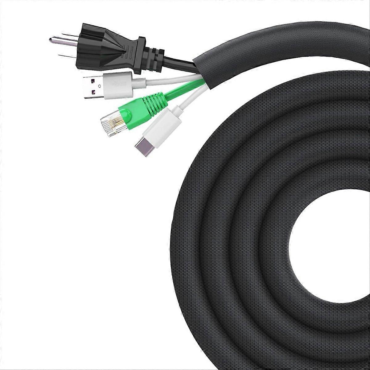 Dog and Cat Cord Protector 10ft ,Cable Sleeve 1inch