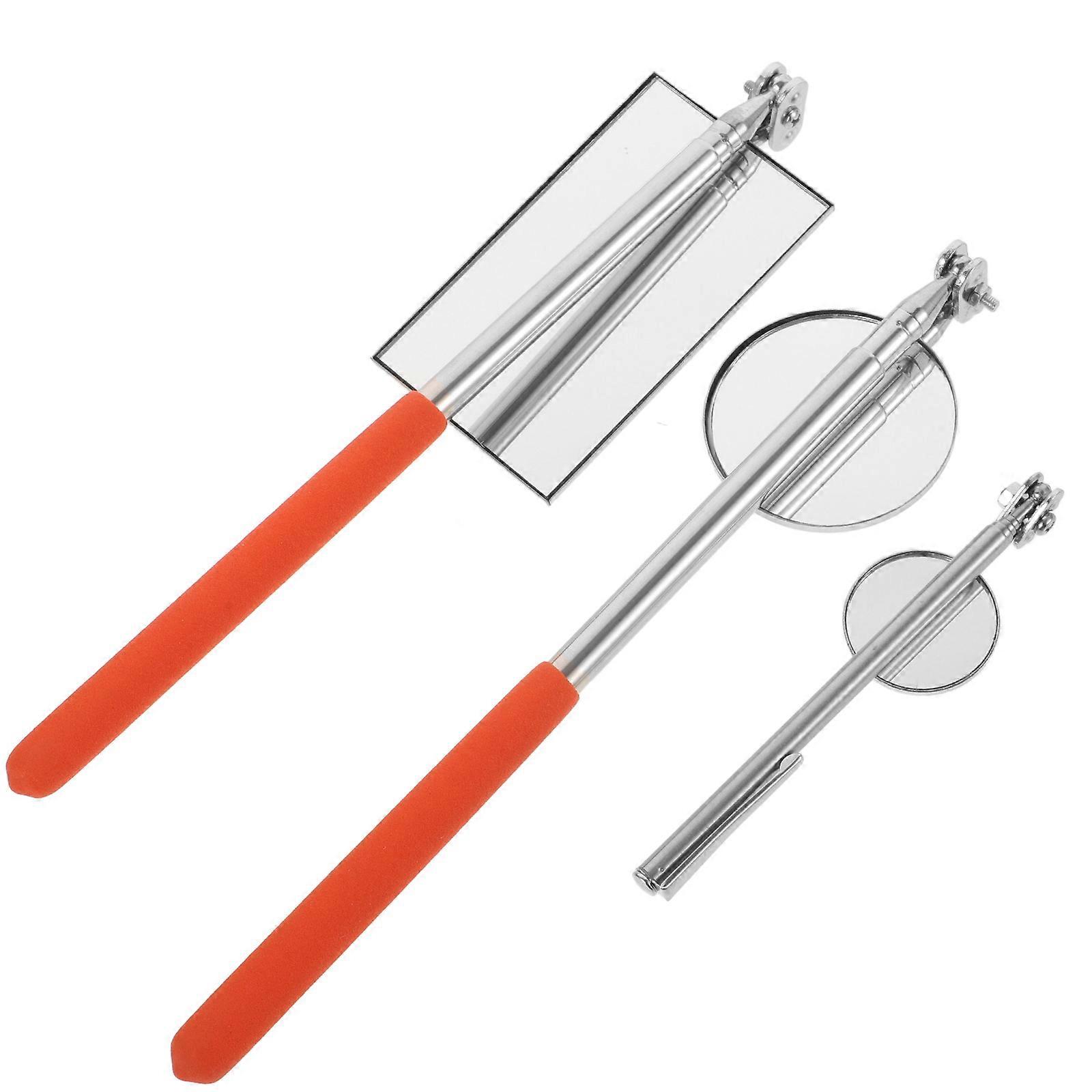 Flexible Telescoping Inspection Mirror Tool for Home 3Pcs Set
