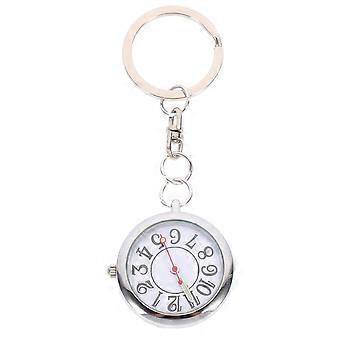 Taschenuhr für Senioren, Legierungsuhr, 1 Stück, silberfarben, robustes Material
