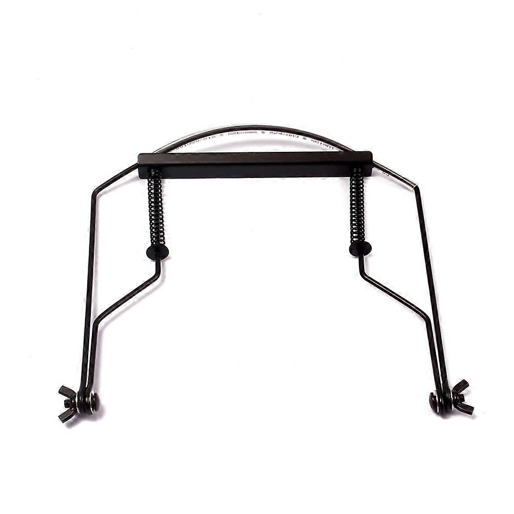 Harmonica Holder Harmonica Neck Rack Hands-Free Playing Adjustable Comfort Black 22.20X20.00X1.50CM 1Set