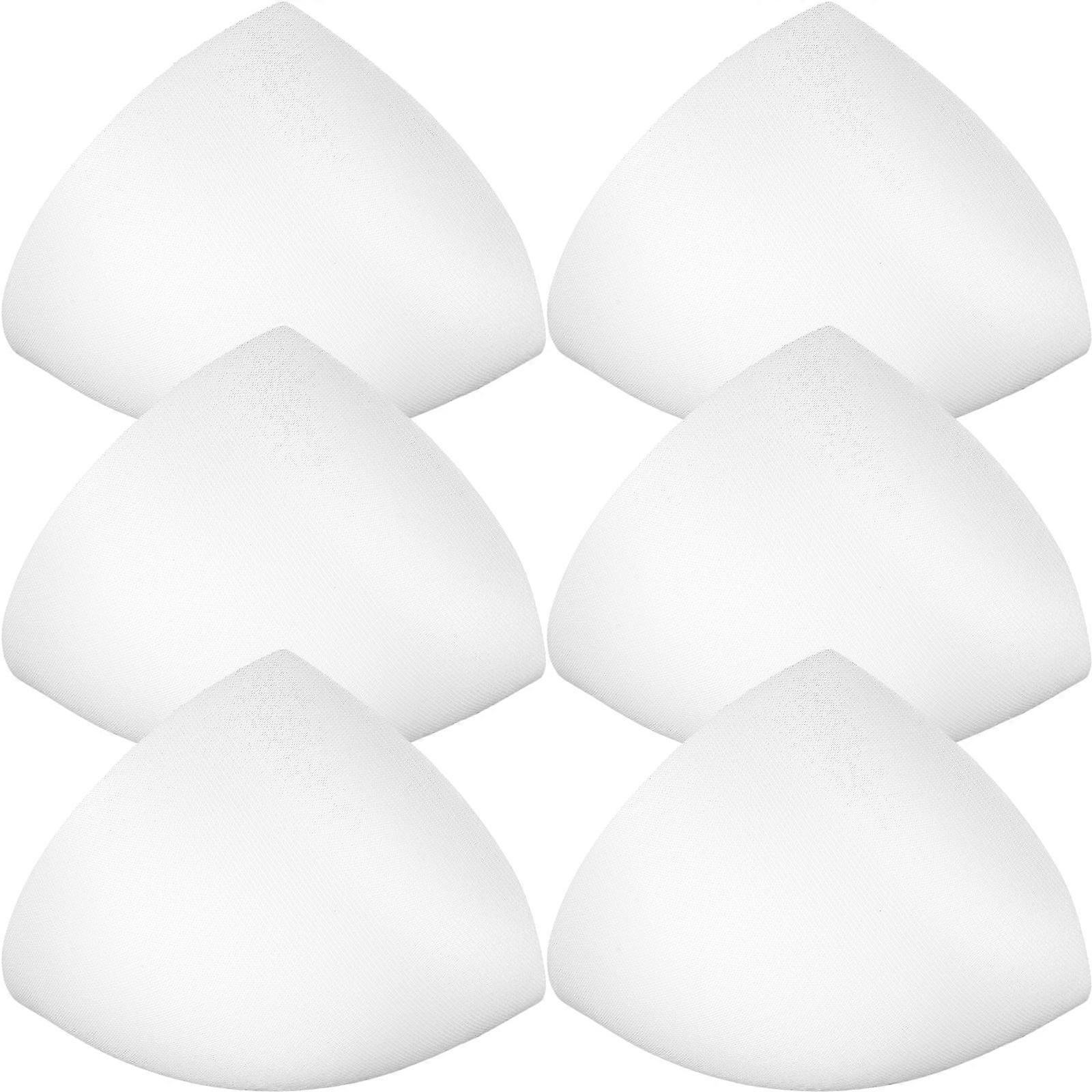 Bra Liners for Swimwear 3Pairs White Removable Bra Inserts Pads