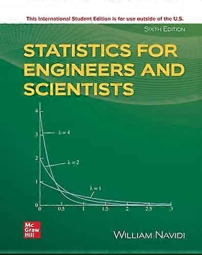 ISE Statistics for Engineers and Scientists
