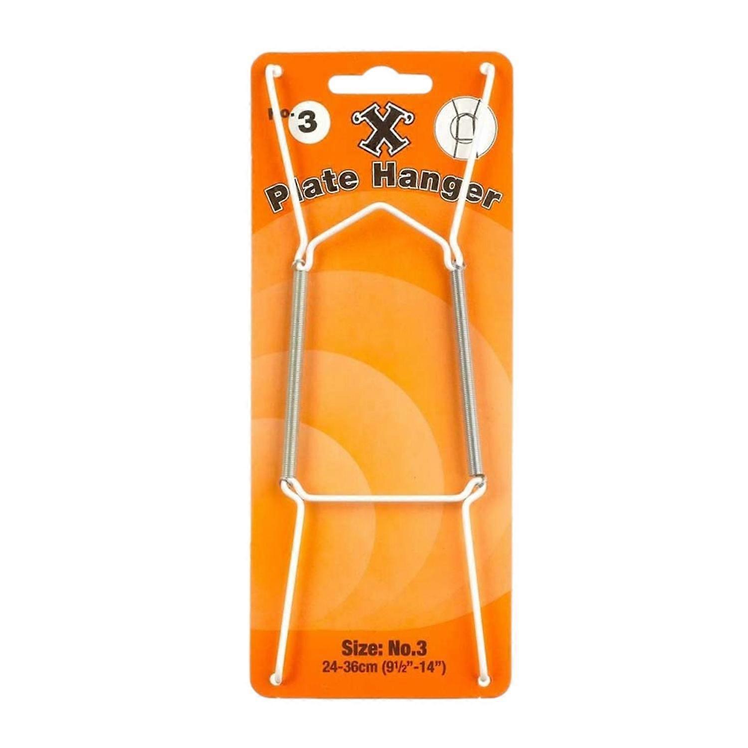 Wall Plate Hanger Large 24-36cm X Hooks No. 3