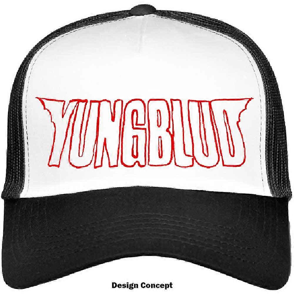 Yungblud Red Logo Outline Trucker Cap